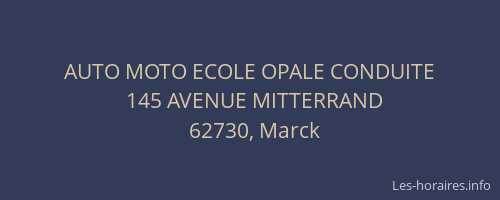 AUTO MOTO ECOLE OPALE CONDUITE