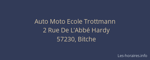 Auto Moto Ecole Trottmann