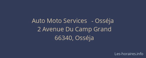 Auto Moto Services   - Oss&eacute;ja