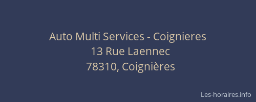 Auto Multi Services - Coignieres