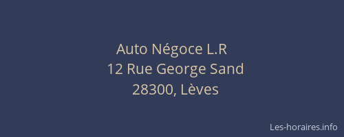 Auto N&eacute;goce L.R