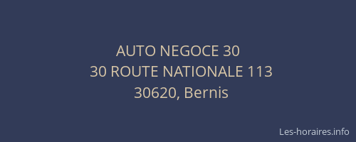 AUTO NEGOCE 30