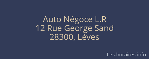 Auto Négoce L.R