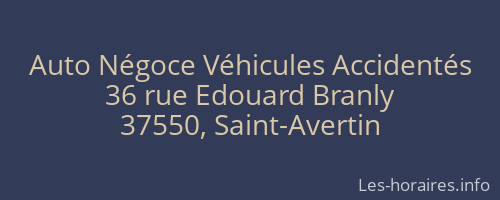 Auto Négoce Véhicules Accidentés