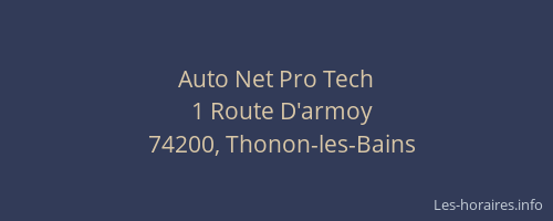 Auto Net Pro Tech