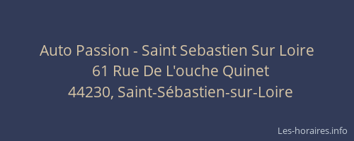 Auto Passion - Saint Sebastien Sur Loire