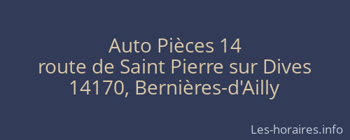 Auto Pièces 14