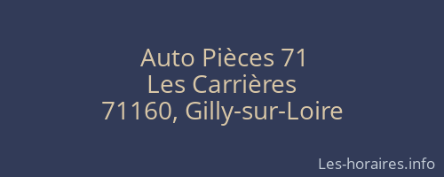 Auto Pièces 71