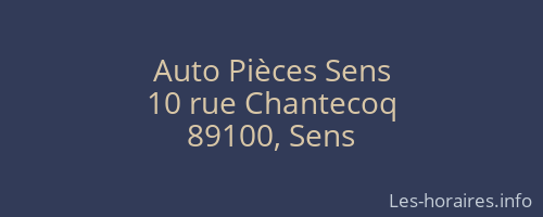 Auto Pièces Sens