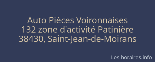 Auto Pièces Voironnaises