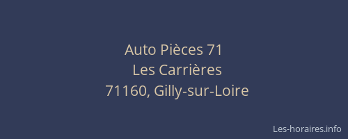 Auto Pi&egrave;ces 71