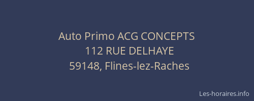 Auto Primo ACG CONCEPTS