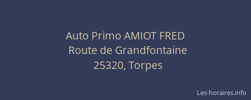 Auto Primo AMIOT FRED