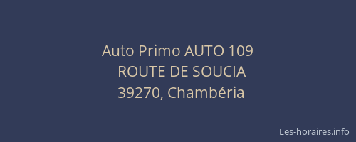 Auto Primo AUTO 109