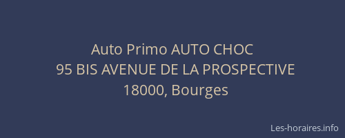 Auto Primo AUTO CHOC
