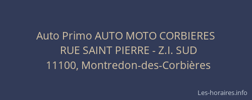 Auto Primo AUTO MOTO CORBIERES