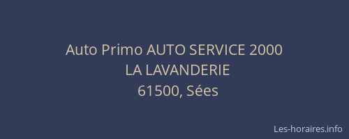 Auto Primo AUTO SERVICE 2000