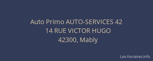 Auto Primo AUTO-SERVICES 42