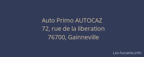 Auto Primo AUTOCAZ
