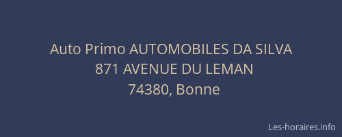 Auto Primo AUTOMOBILES DA SILVA