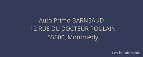 Auto Primo BARNEAUD