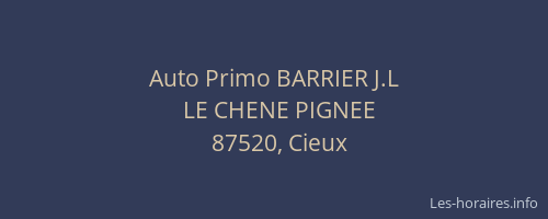 Auto Primo BARRIER J.L
