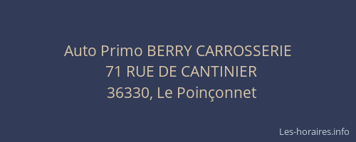 Auto Primo BERRY CARROSSERIE