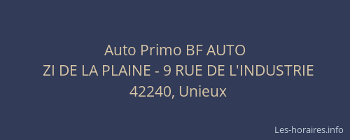 Auto Primo BF AUTO