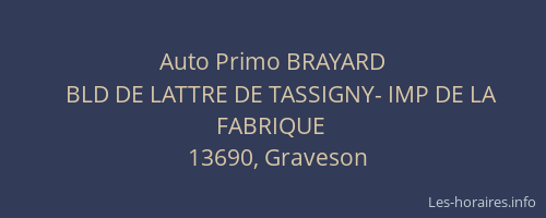 Auto Primo BRAYARD