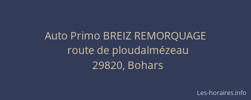Auto Primo BREIZ REMORQUAGE