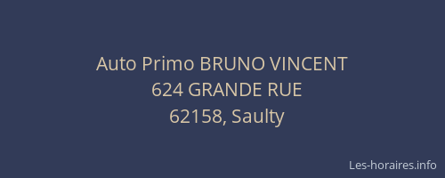 Auto Primo BRUNO VINCENT