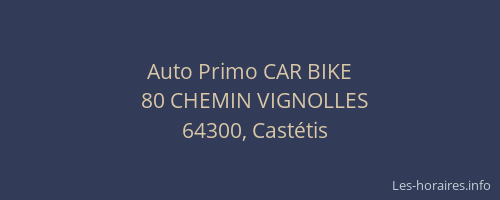 Auto Primo CAR BIKE