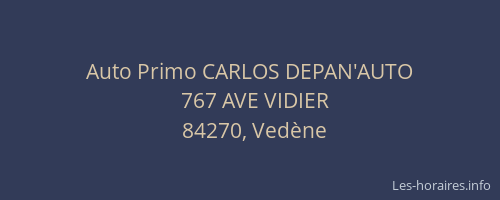 Auto Primo CARLOS DEPAN'AUTO