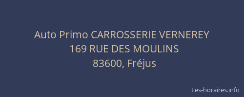 Auto Primo CARROSSERIE VERNEREY