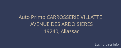 Auto Primo CARROSSERIE VILLATTE