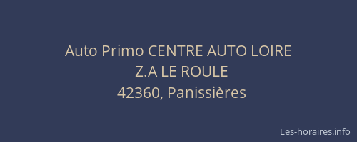 Auto Primo CENTRE AUTO LOIRE