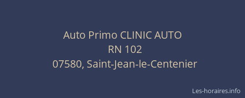 Auto Primo CLINIC AUTO