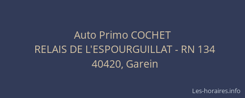 Auto Primo COCHET