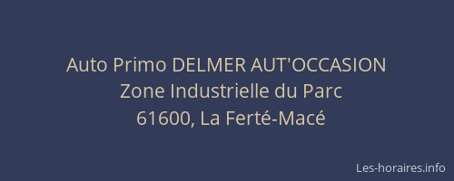 Auto Primo DELMER AUT'OCCASION