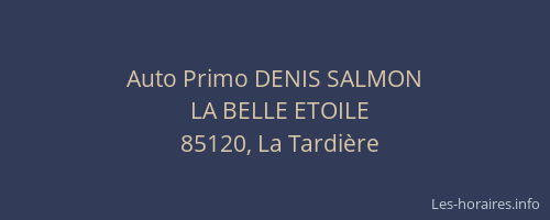 Auto Primo DENIS SALMON