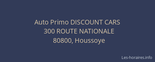 Auto Primo DISCOUNT CARS