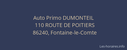 Auto Primo DUMONTEIL