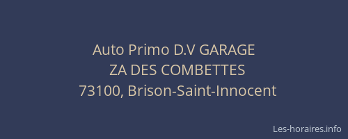 Auto Primo D.V GARAGE