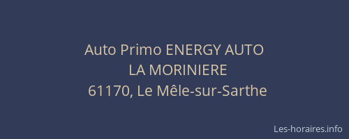Auto Primo ENERGY AUTO