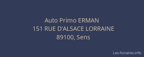 Auto Primo ERMAN