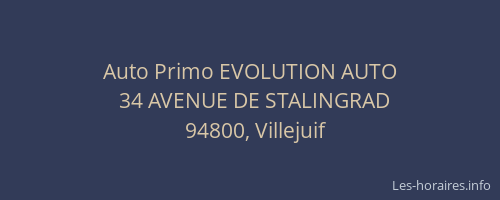 Auto Primo EVOLUTION AUTO