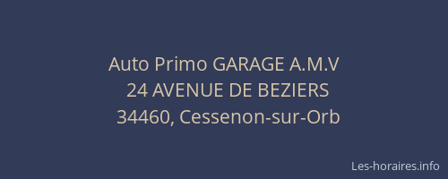 Auto Primo GARAGE A.M.V