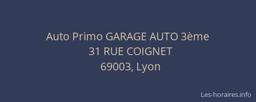 Auto Primo GARAGE AUTO 3ème