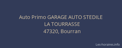 Auto Primo GARAGE AUTO STEDILE