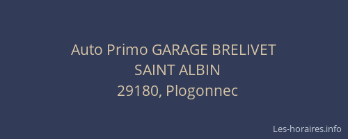 Auto Primo GARAGE BRELIVET